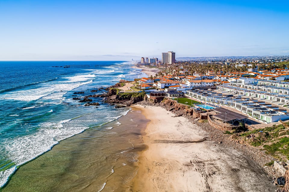 Dog-friendly Home 3 Rows to Beach With Rooftop Deck, Pool, & Kitchen Villa in Rosarito