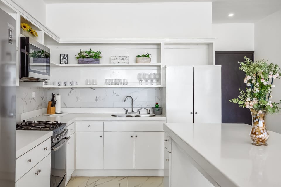 Villa, Multiple Beds, Kitchen, Partial Ocean View (Casa Arcilla 18 - Playa Arcangel) | Private kitchen