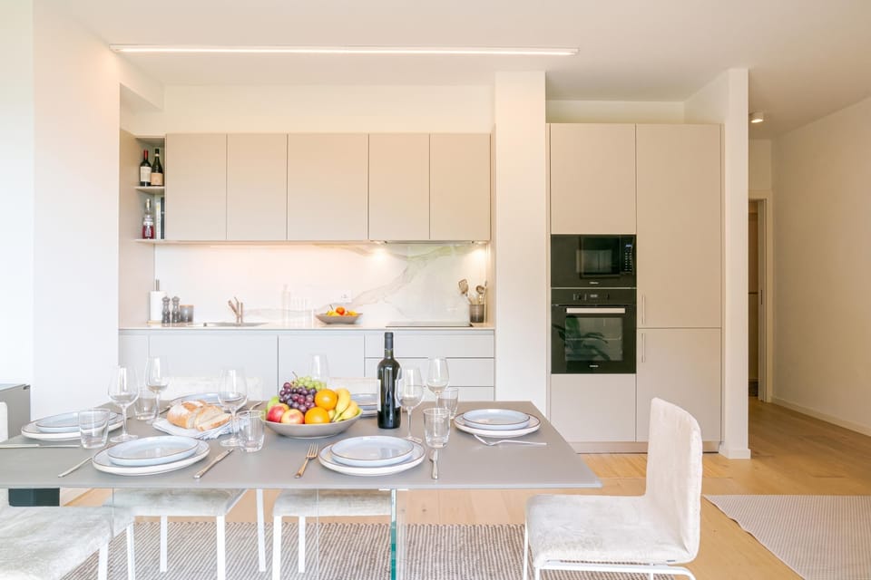 Kitchen and dining area