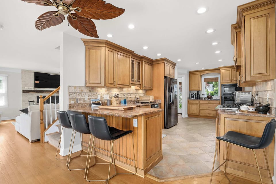 A kitchen made for entertaining