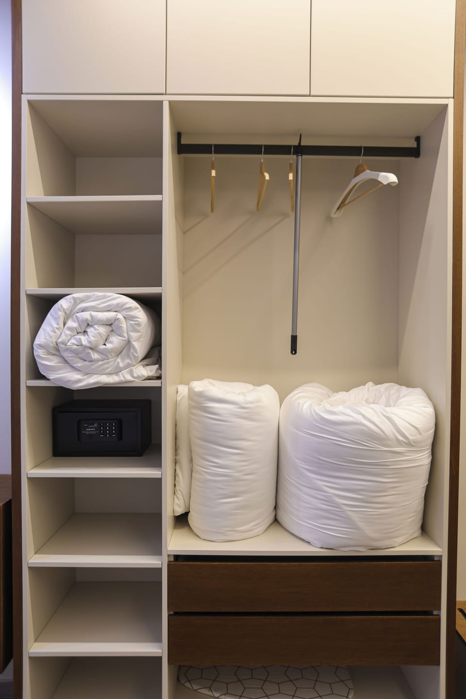 In-room safe, blackout drapes, soundproofing, iron/ironing board