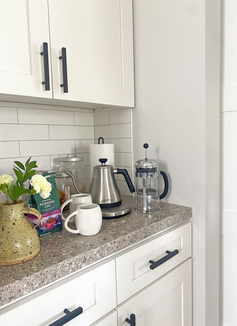 Coffee and creamer are provided 