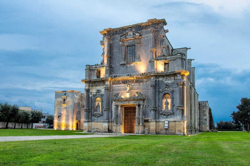 Former Augustinian Convent and Madonna del Carmine Church in nearby Melpignano