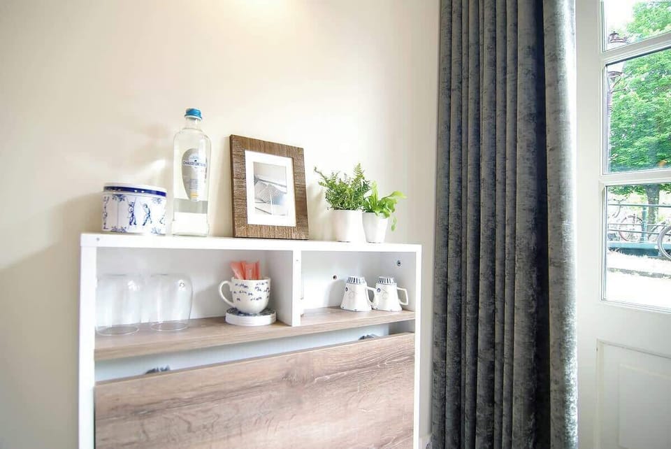 Thoughtfully styled details that add warmth and character to this canal-side retreat.