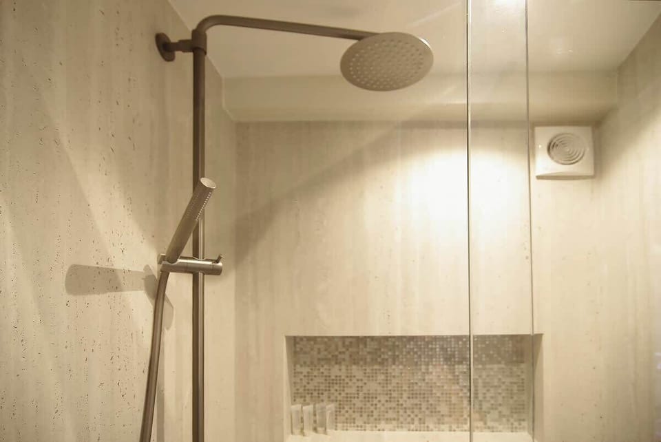 Refreshing rain shower; stylish, and relaxing.