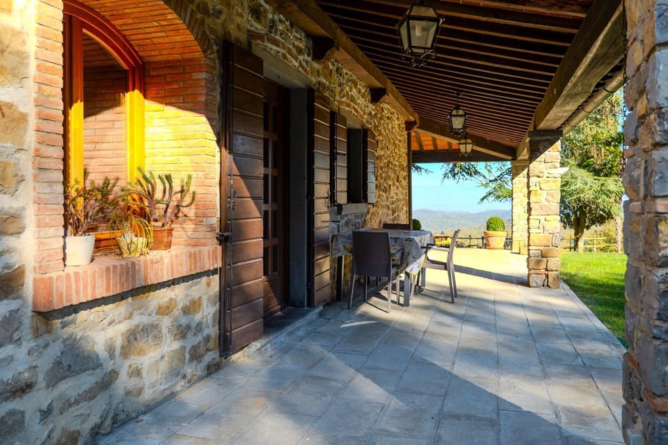 Architecture, Furniture, Door, Outdoor Furniture, Brick, Home, Flagstone, Shade, Cottage, Chair