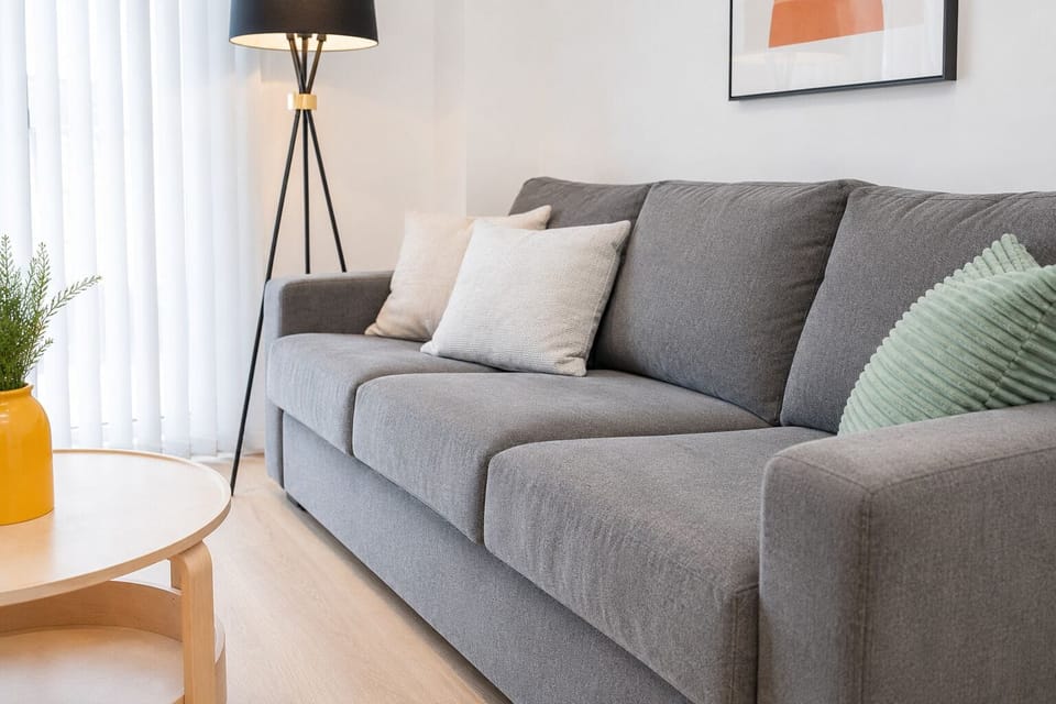 Deluxe Condo | Living area