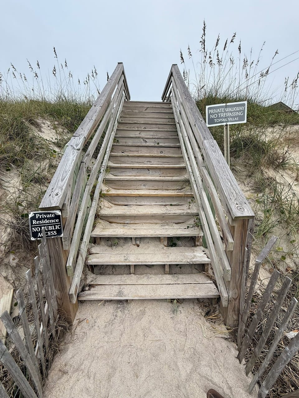 Steps from the beach. 