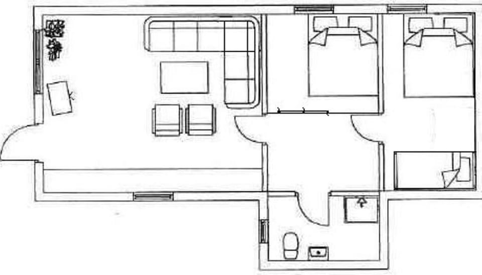 Basic Cottage, 2 Bedrooms | Floor plan