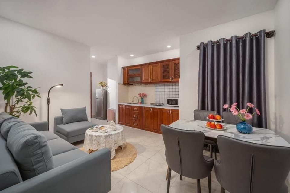 Superior Apartment, City View | Living area | TV