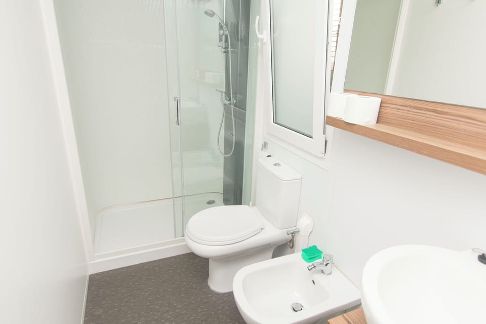 Apartment (A1) | Bathroom | Shower, towels, toilet paper