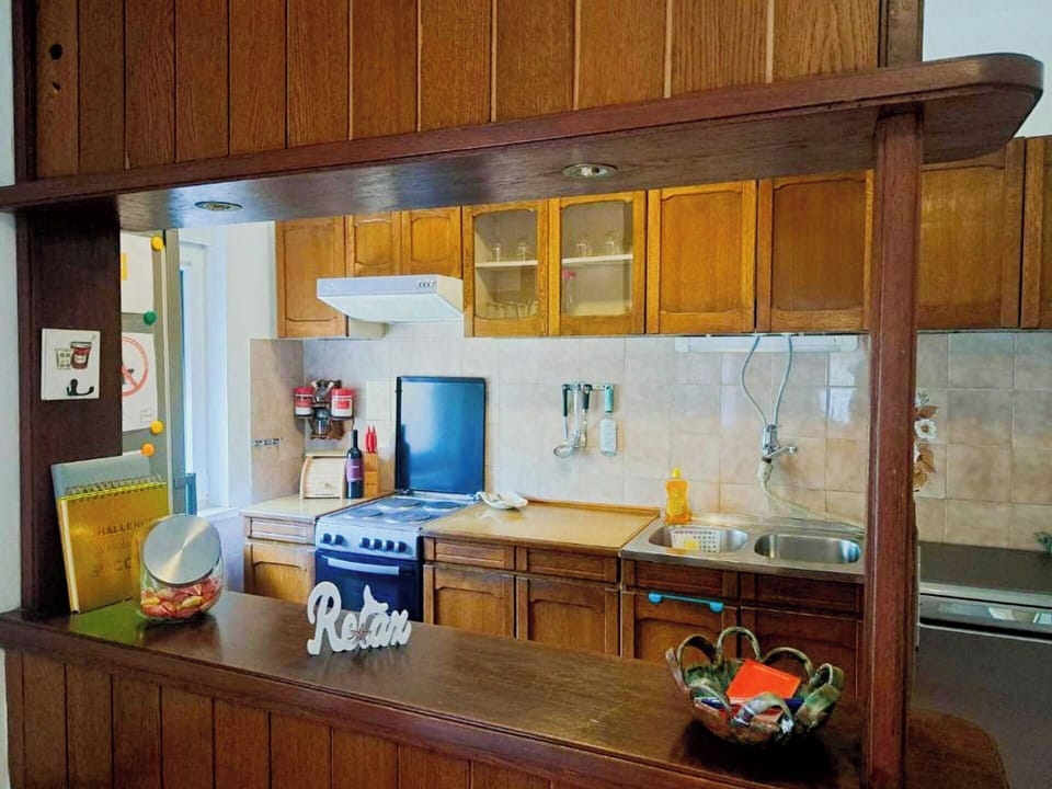 Apartment (A1) | Private kitchen | Fridge, oven, stovetop, dishwasher