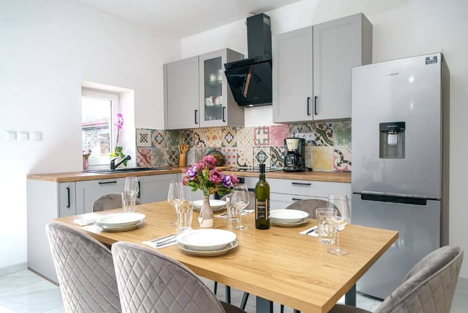 Villa | Private kitchen | Espresso maker, fridge, microwave, oven