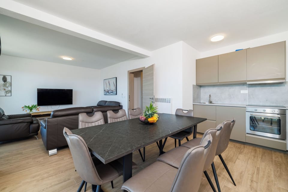Villa | Private kitchen | Fridge, oven, stovetop, dishwasher