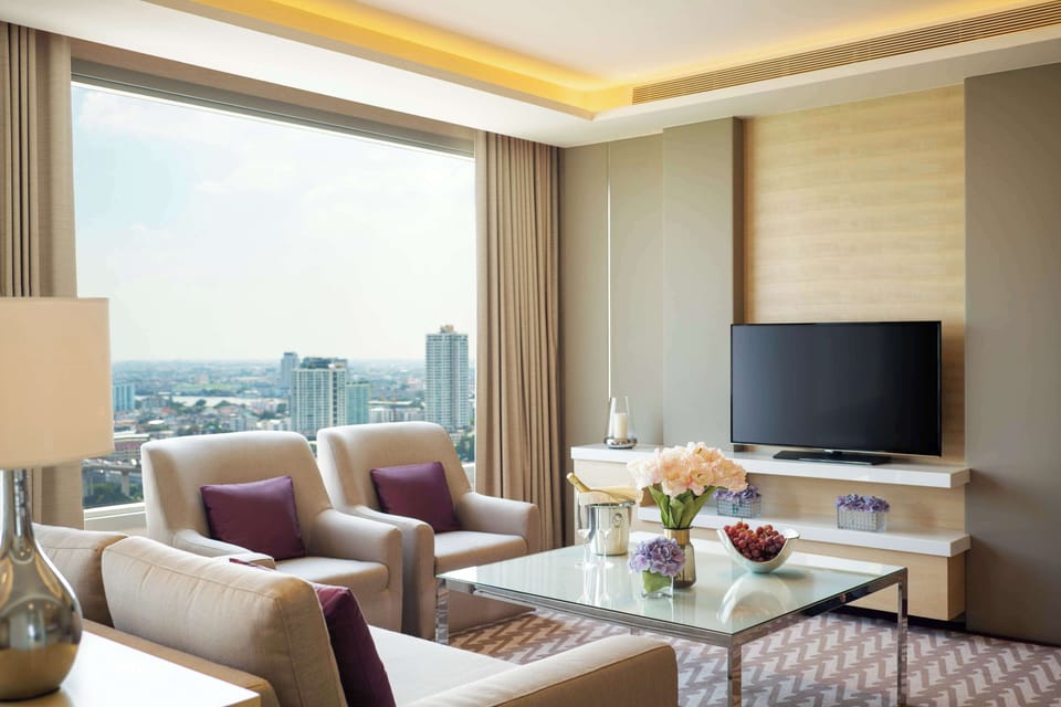Two Bedroom River View Suite | Premium bedding, pillowtop beds, minibar, in-room safe