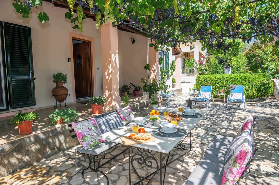 Private patio with space for family meals