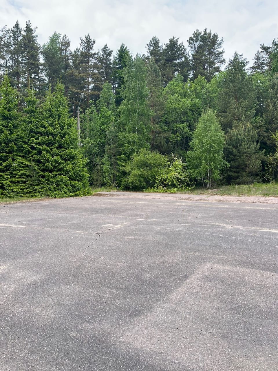 Parking place, Hostel territory, 