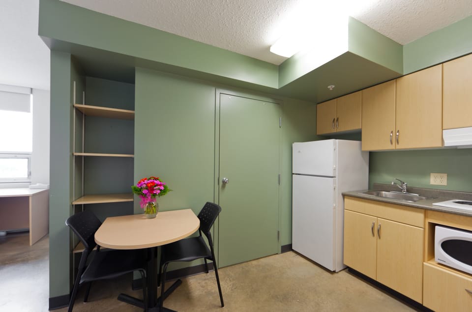 Deluxe Bachelor Suite | Private kitchenette | Microwave