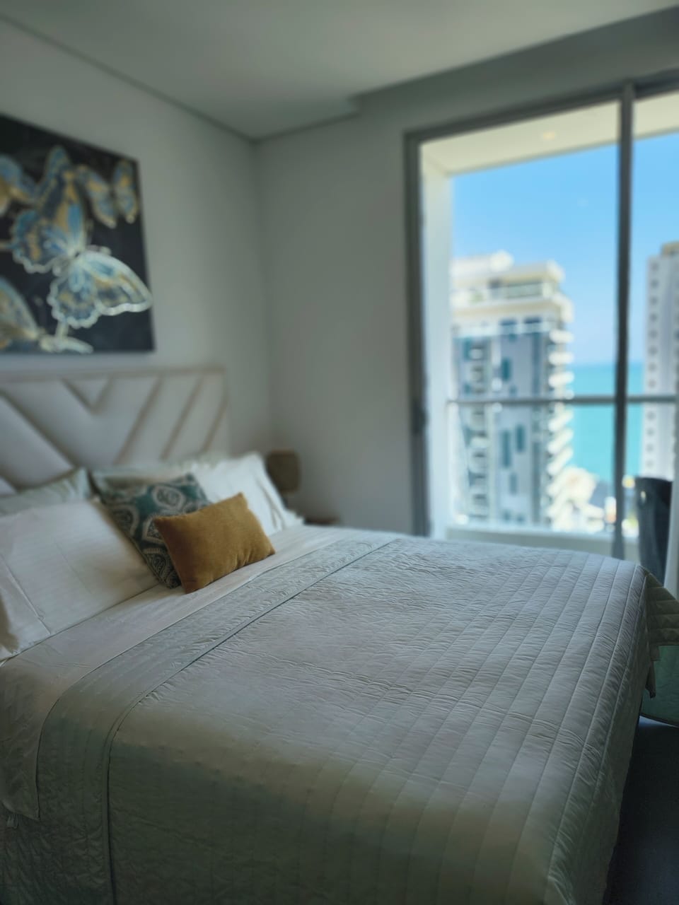 Family Condo, Sea View | Premium bedding, down comforters, in-room safe, iron/ironing board