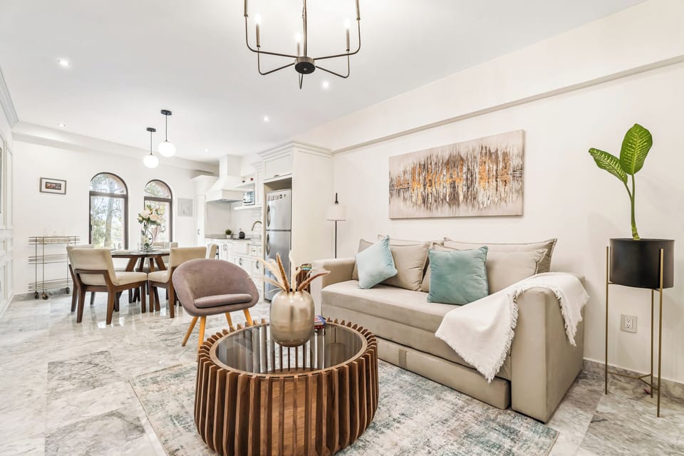 Deluxe Apartment | Living area | Smart TV