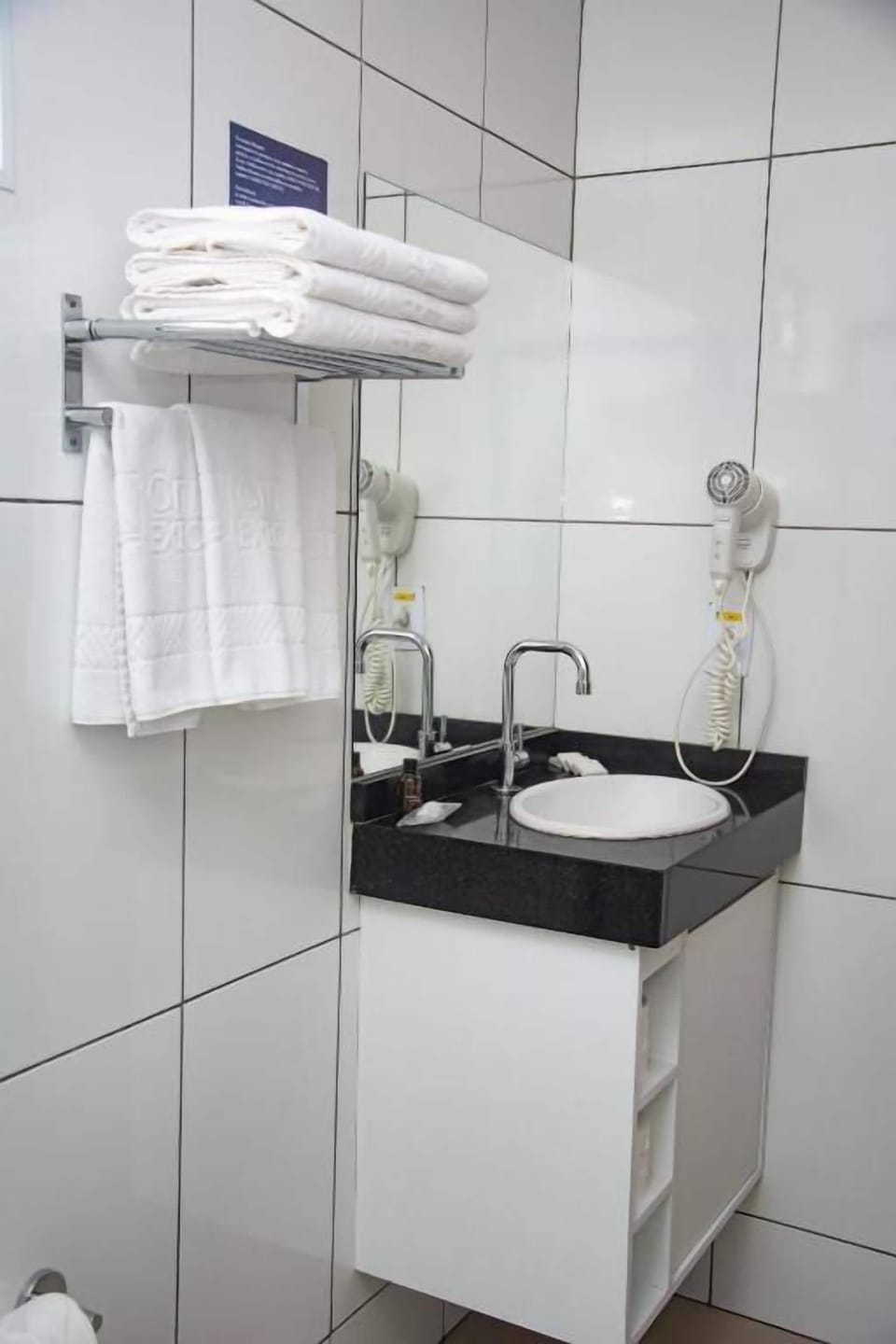 Shower, hair dryer (on request), towels, soap