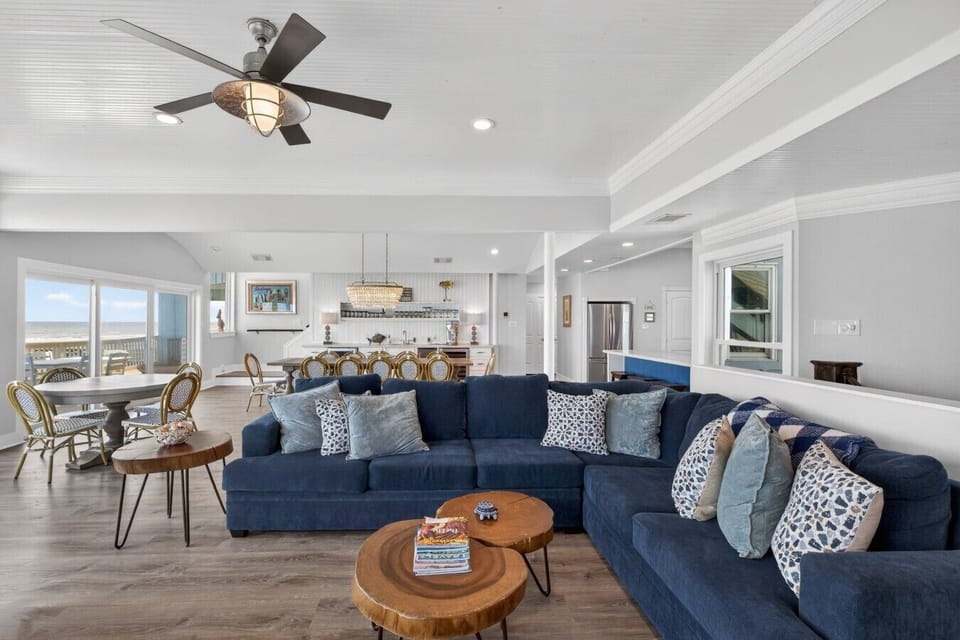 This is the main living room area of the home