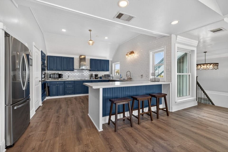 Whip up delicious meals in this charming kitchen