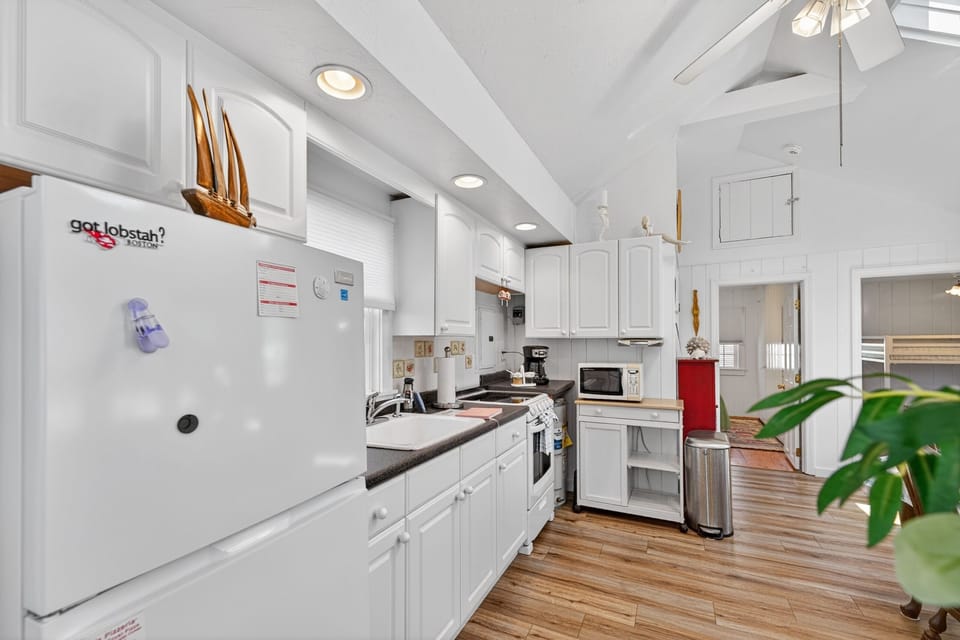 A comfortable kitchen space designed for simple, efficient, and enjoyable cooking.