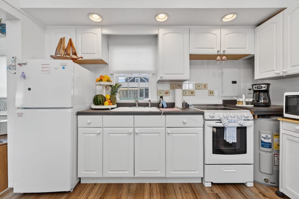 A comfortable kitchen space designed for simple, efficient, and enjoyable cooking.