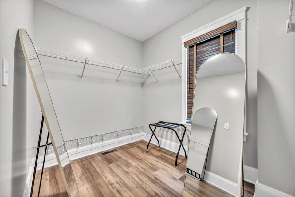 The massive king suite closet!