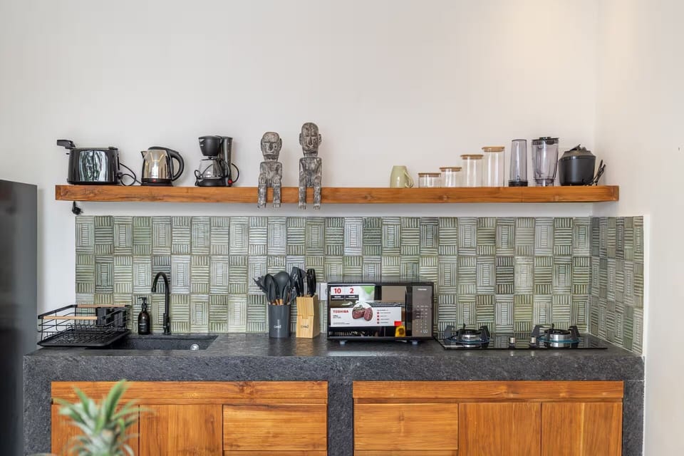 Design Villa, 2 Bedrooms, Private Pool | Private kitchen | Coffee/tea maker, electric kettle, toaster, blender