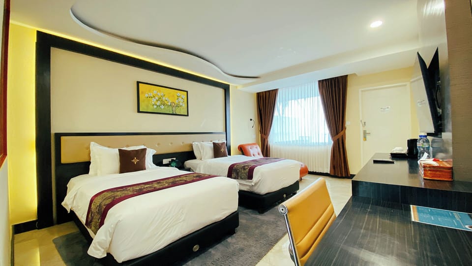 Deluxe Double or Twin Room, Sea View | WiFi (free), bed sheets