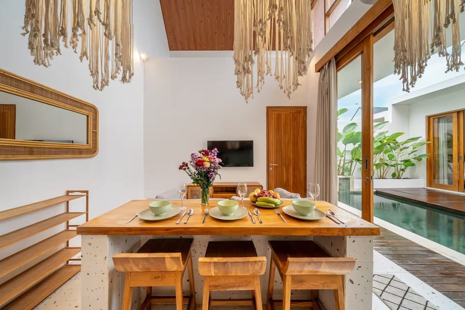 Deluxe Villa, 2 Bedrooms, Private Pool | Private kitchen | Spices, eco-friendly cleaning products, paper towels, kitchen islands