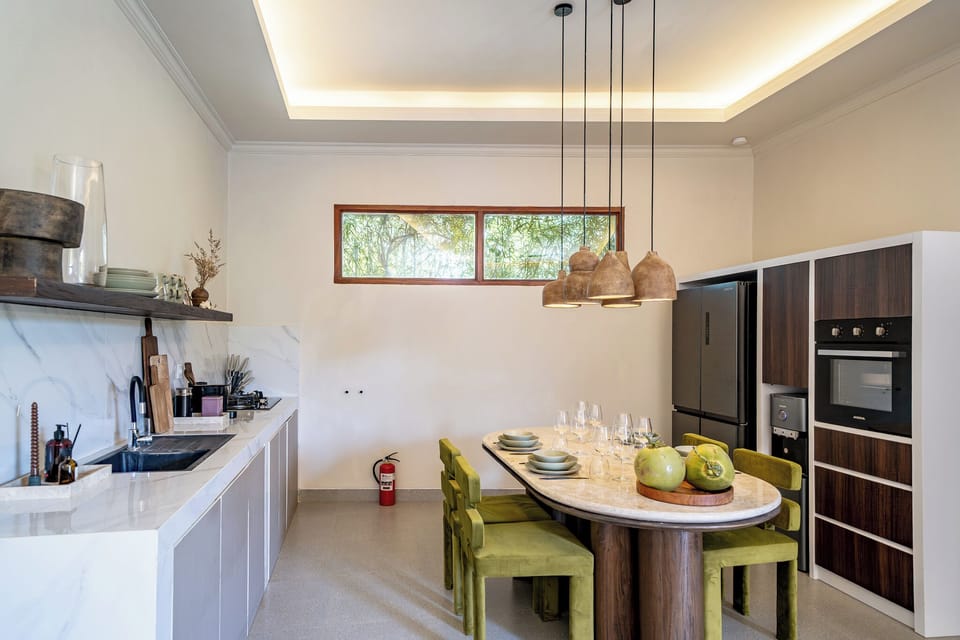 Villa, 2 Bedrooms, Private Pool, Pool View | Private kitchen | Coffee/tea maker, toaster, freezer