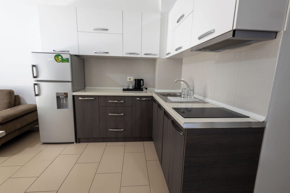 Apartment, 2 Bedrooms | Private kitchen | Full-size fridge