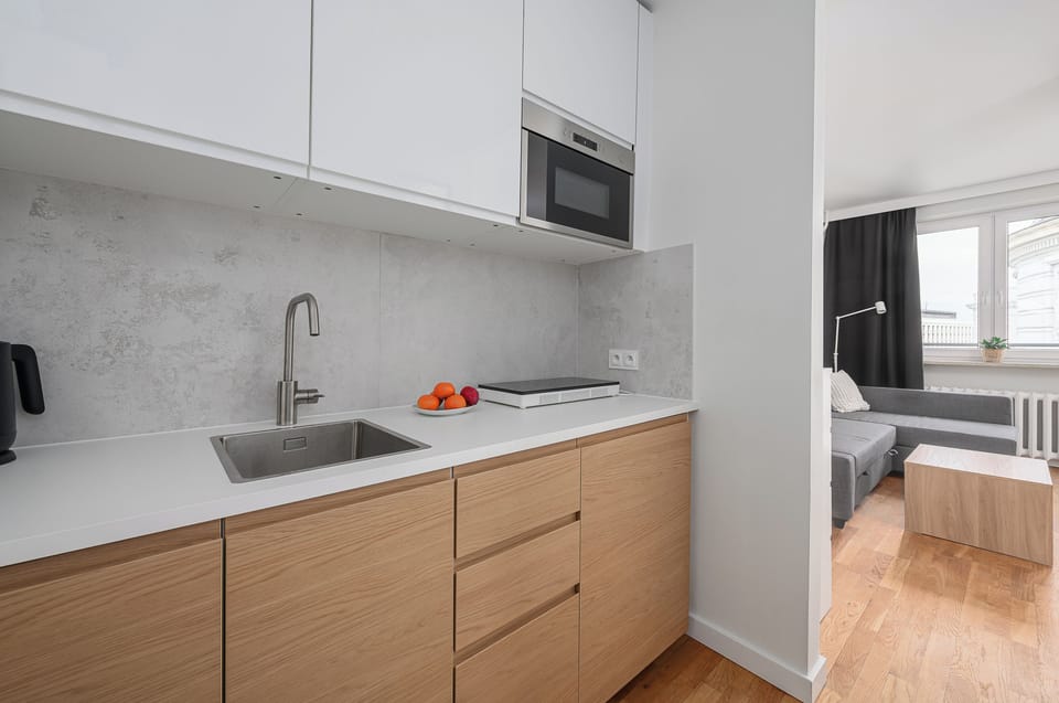 Classic Apartment, Balcony, Park View | Private kitchen