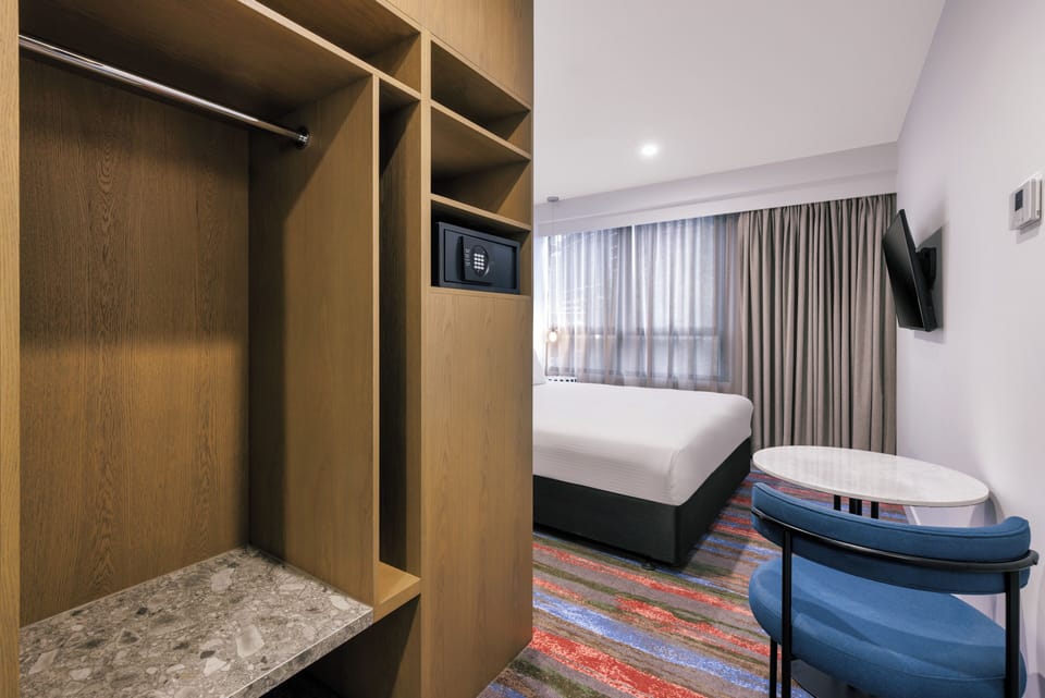 Brady King Room  | In-room safe, laptop workspace, blackout drapes, soundproofing