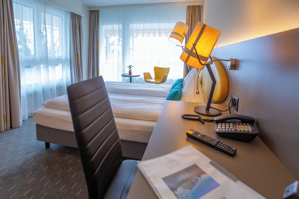 Double Room, Balcony | In-room safe, blackout drapes, cribs/infant beds, free WiFi
