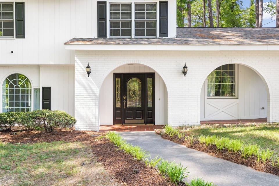 Exterior street perspective showcasing curb appeal