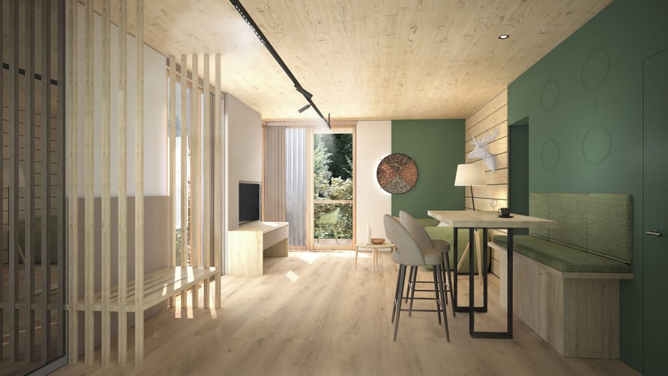 Superior Suite, Balcony, Hill View | Interior