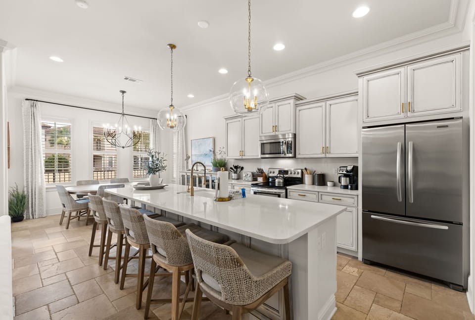 Kitchen with Bar Seating