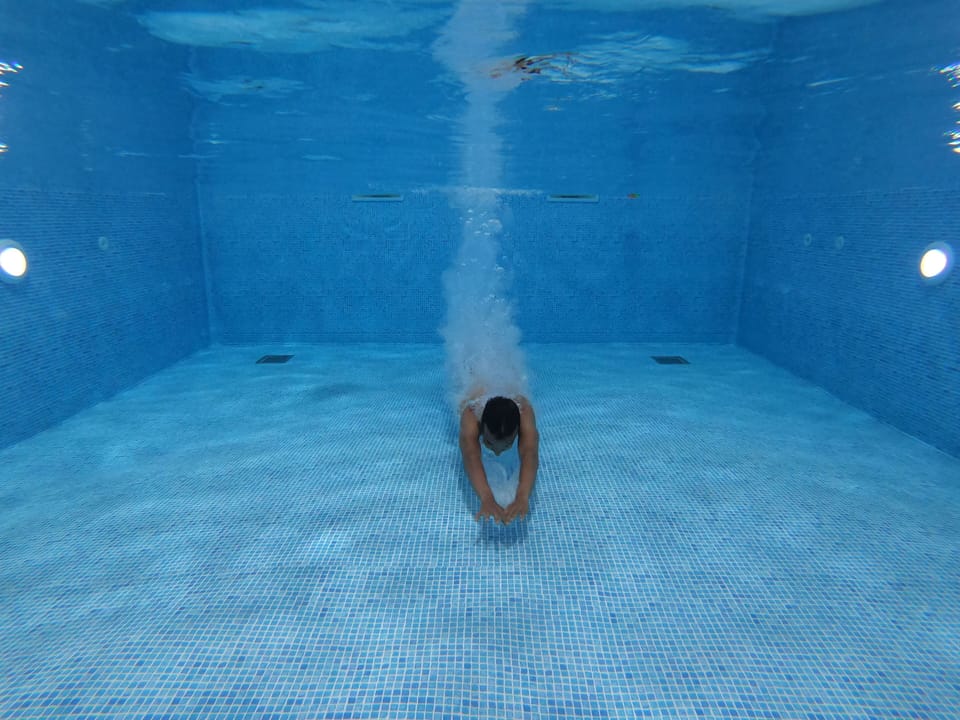 Take a dip in the indoor pool after a day of exploring.