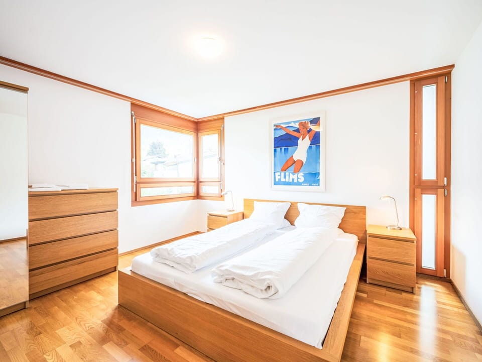 Interior Design, Flooring, Floor, Wood, Furniture, Ceiling, Wood Flooring, Bed, Room, Bedroom
