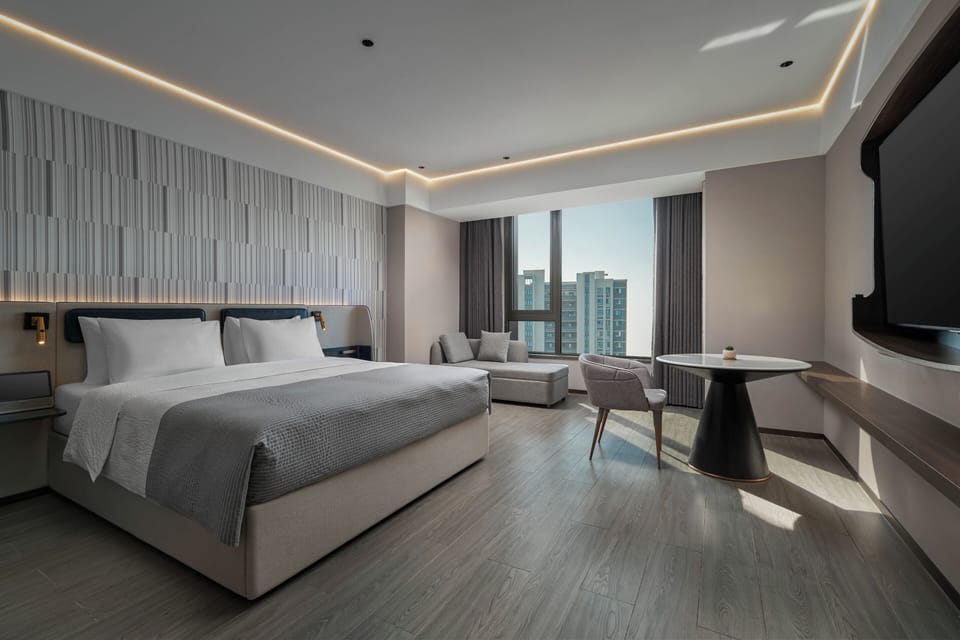 Classic Double Room, City View | Desk, blackout drapes, iron/ironing board (on request), WiFi (free)