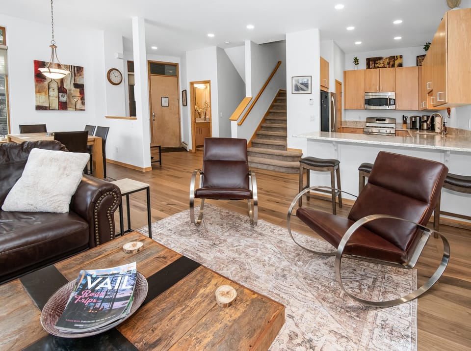Condo, Multiple Beds (Savoy Villas 4D, 3BD Vail Condo with ) | Living area