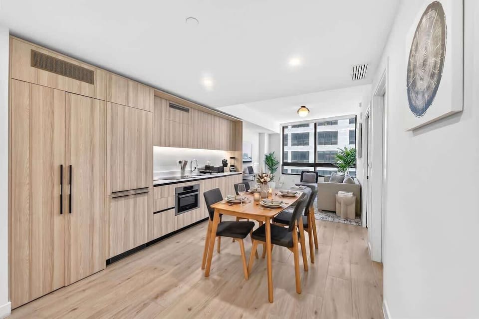 Dining space perfect for meals or remote work