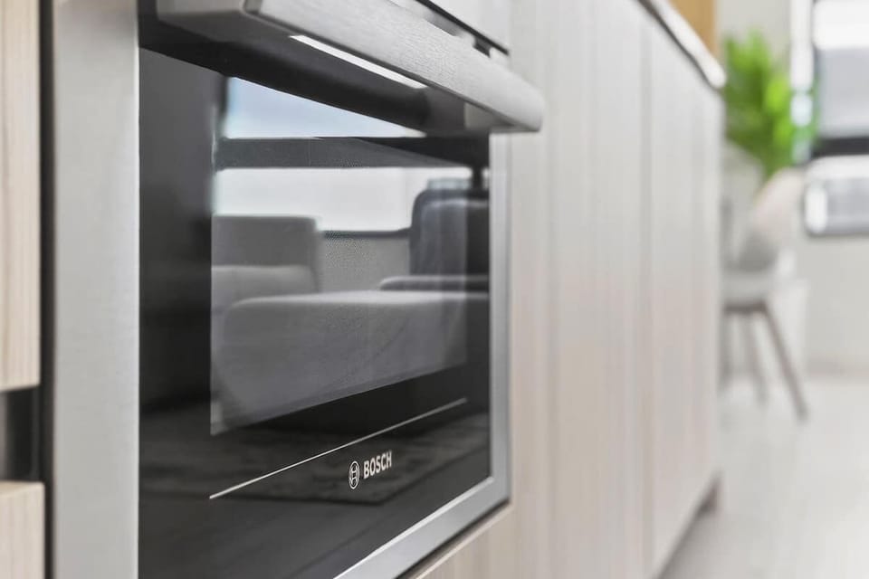 Fully equipped modern kitchen with premium finishes