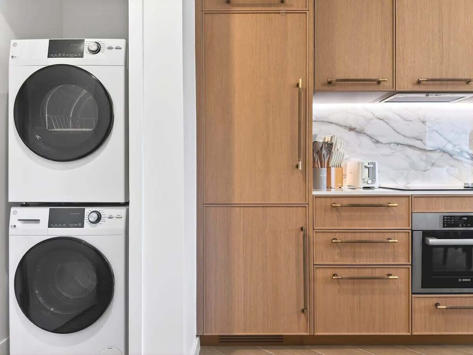 Convenient in-unit washer and dryer