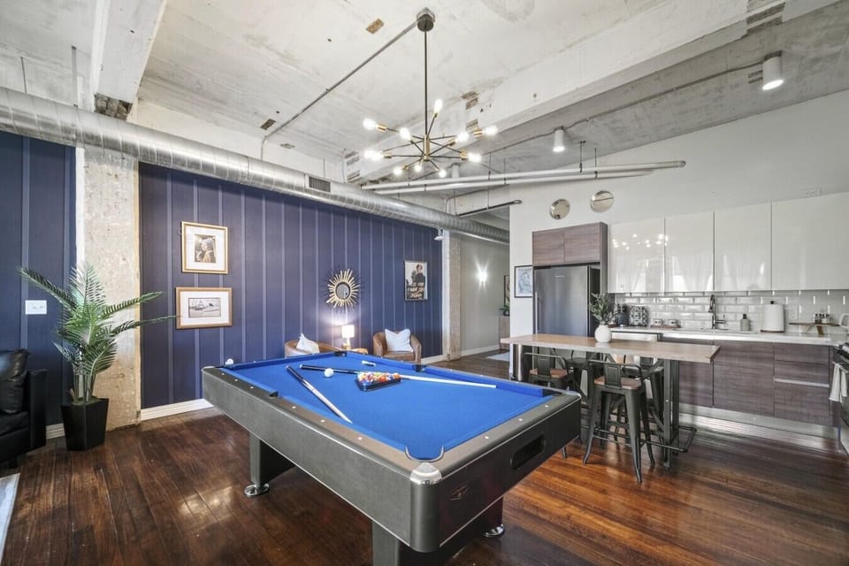 Challenge your group to a game of billiards on the full-size pool table in your private entertainment lounge