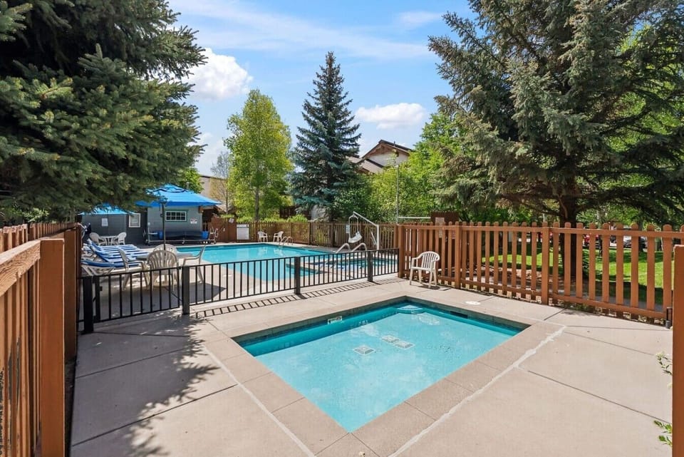 Community pool and hot tub